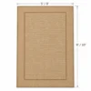 Bordered flatweave outdoor rug dimensions