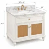 36 and 48 inch cane door vanity dimensions