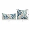Coral print outdoor pillow dimensions
