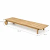 Teak sun lounger dimensions