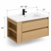 24 and 30 inch wall-hung vanity dimensions